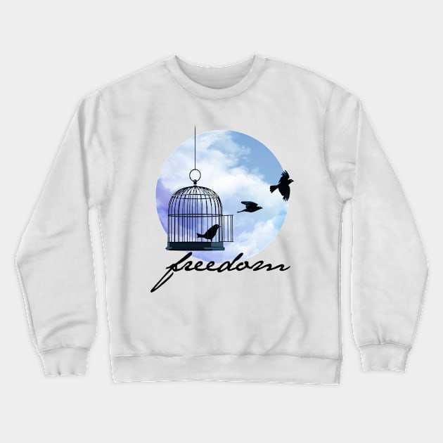 Freedom Crewneck Sweatshirt by ilaamen